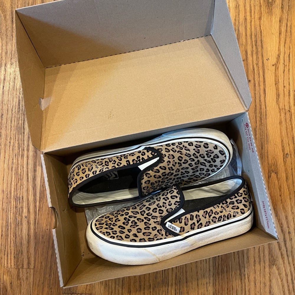 Cheetah Print Vans